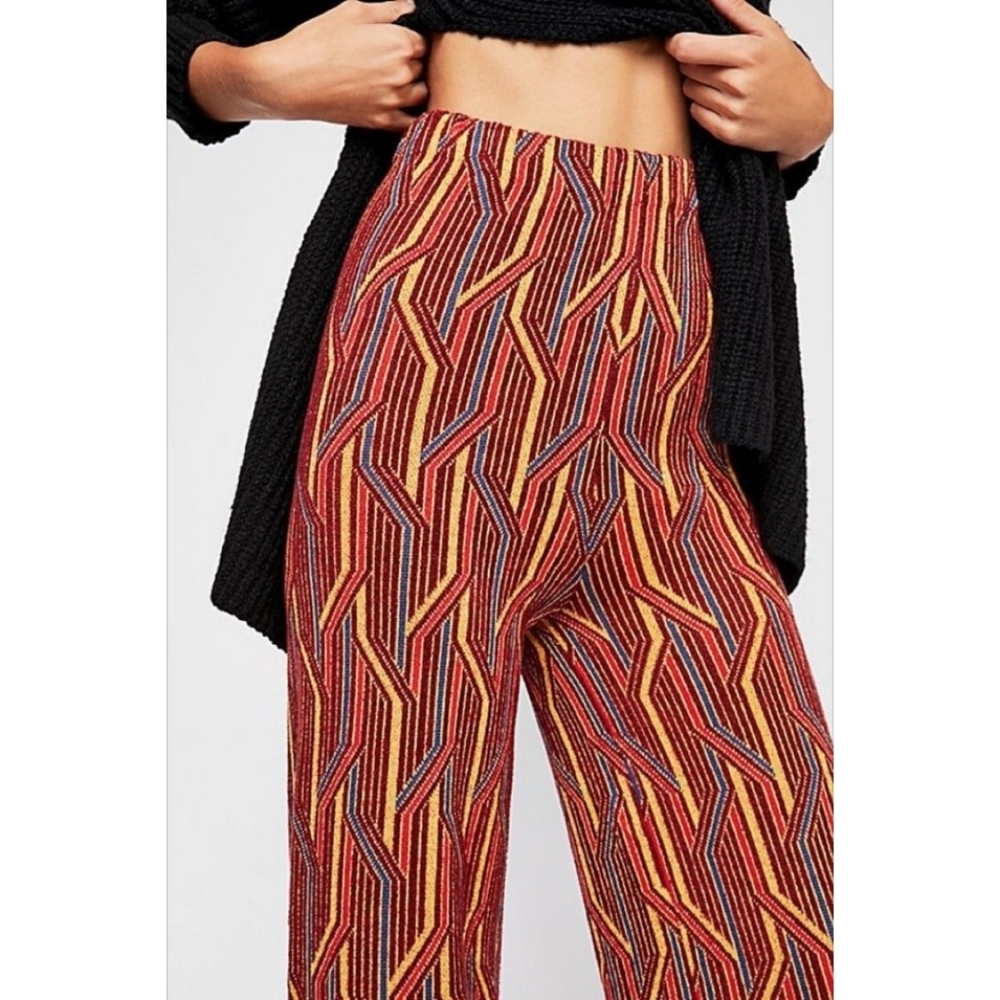 SOLD. Free People | Alina Pull On Wide Leg Pants Nwot - Picture 3 of 12